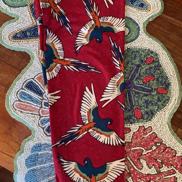 Lularoe OS Leggings Bundle Bird Lovers - Picture 3 of 9